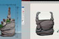 Konzept Zeichnung eines Prsentationsdisplays fr einen Trekkingschuh im Rahmen eines Produktbezogenen Projektes - Saxion 2011 - gezeichnet mit Wacom Tablet in Photoshop